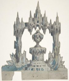 Design for a Stage Set at the Opéra, Paris, 1830-90. Creator: Eugene Ciceri.