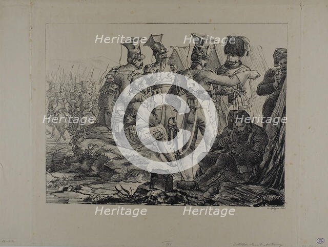 Lancers on Bivouac, 1818. Creator: Nicolas-Toussaint Charlet.