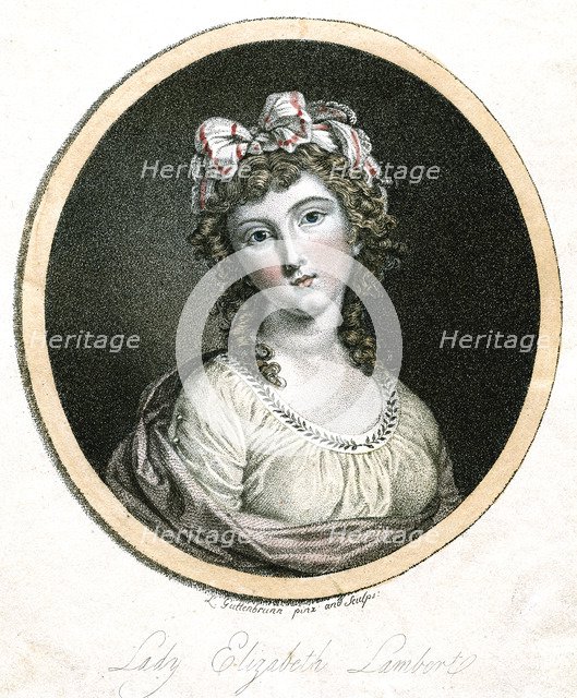 'Lady Elizabeth Lambert', 1750-1820. Artist: Unknown