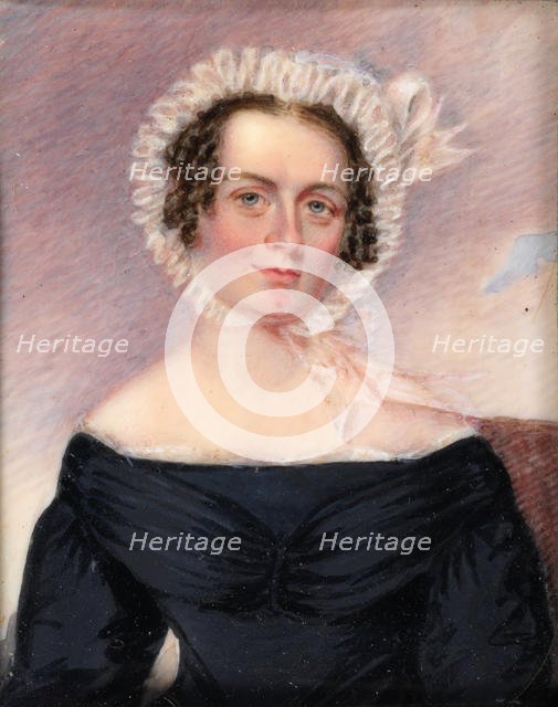 Portrait of a Lady, 1837. Creator: Samuel Broadbent.