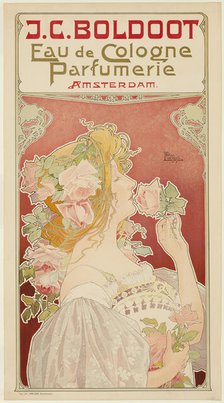 J.C. Boldoot Eau de Cologne: Parfumerie Amsterdam, c. 1899. Creator: Henri Privat-Livement.