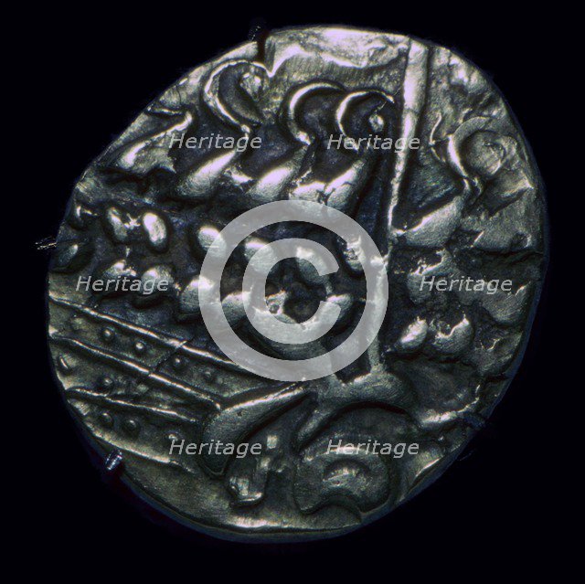 Celtic gold 'stater', 1st century. Artist: Unknown