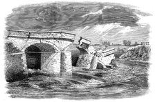 Fall of the middle level sluice on the west bank of the Ouse, about four miles from Lynn..., 1862. Creator: Unknown.