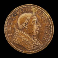 Leo X (Giovanni de' Medici, 1475-1521), Pope 1513 [obverse]. Creator: Unknown.