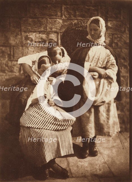 Marion Finlay, Mrs. Margaret (Dryburgh) Lyall and Mrs. Grace (Finlay) Ramsay, between 1843 and 1847. Creators: David Octavius Hill, Robert Adamson, Hill & Adamson.