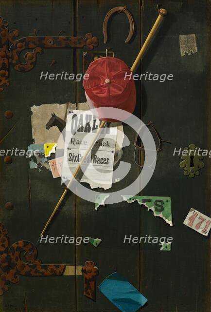 For the Track, 1895. Creator: John Frederick Peto.