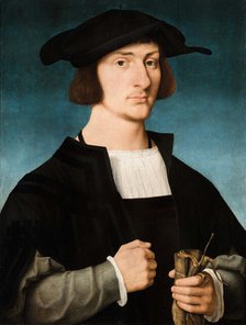 Portrait of a Young Man, c1520. Creator: Cleve, Joos van (ca. 1485-1540).
