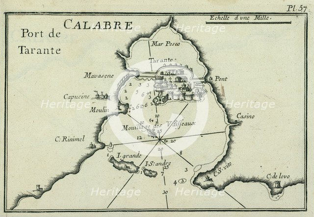 Port of Taranto (Tarentum), 1764.