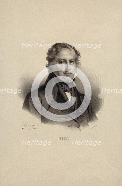 Portrait of Jean Baptiste Biot (1774-1862). Creator: Maurin, Nicolas-Eustache (1799-1850).