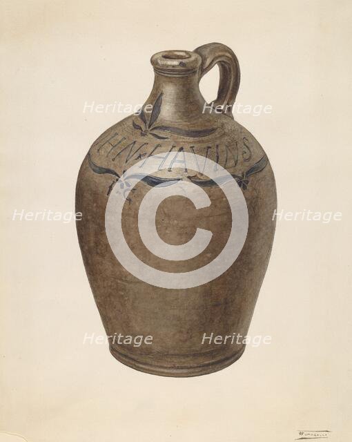 Jug, c. 1938. Creator: Frank Fumagalli.