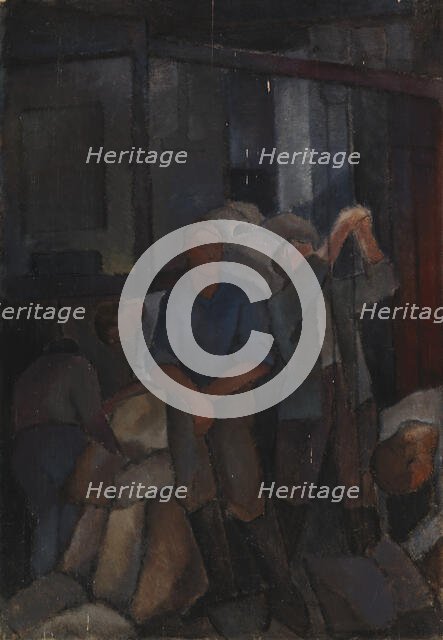 Workers, 1917-1917. Creator: Alvar Cawén.