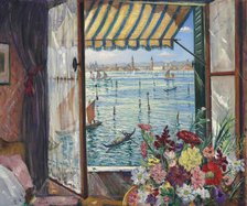 From a Venetian Window, 1934. Creator: Nevinson, Christopher Richard Wynne (1889-1946).