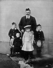 'The Late King and Some of His Grandchildren', c19102-1910 (1910). Artist: Unknown
