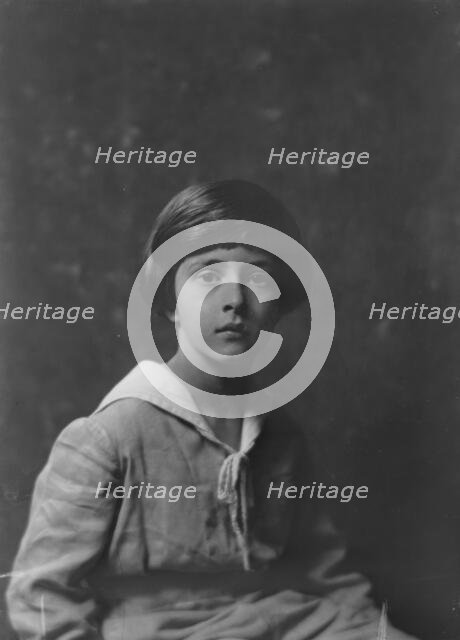 Son of Mrs. J.L. Lilienthal, portrait photograph, 1918 May 11. Creator: Arnold Genthe.