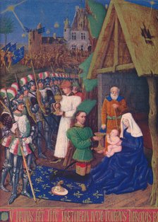 'The Adoration of the Magi', c1455, (1939). Artist: Jean Fouquet.