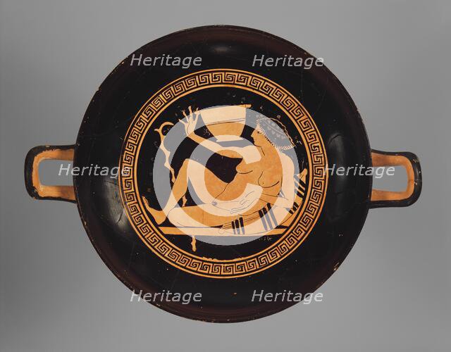 Attic Red-Figure Kylix, about 490 BC. Creator: Onesimos.