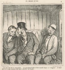 Ils on l'air de se concerter ..., 19th century. Creator: Honore Daumier.