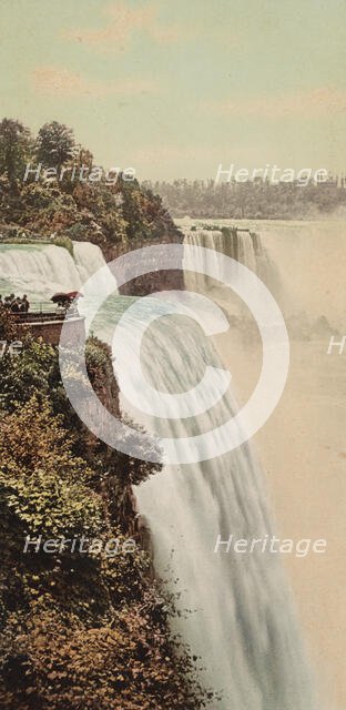 Niagara Falls from Prospect Point, ca 1900. Creator: Unknown.