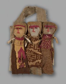 Dolls, Peru, 1950/84, with textile fragments from A.D. 1000/1476. Creator: Unknown.