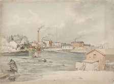 Tammerkoski, 1861. Creator: Magnus von Wright.