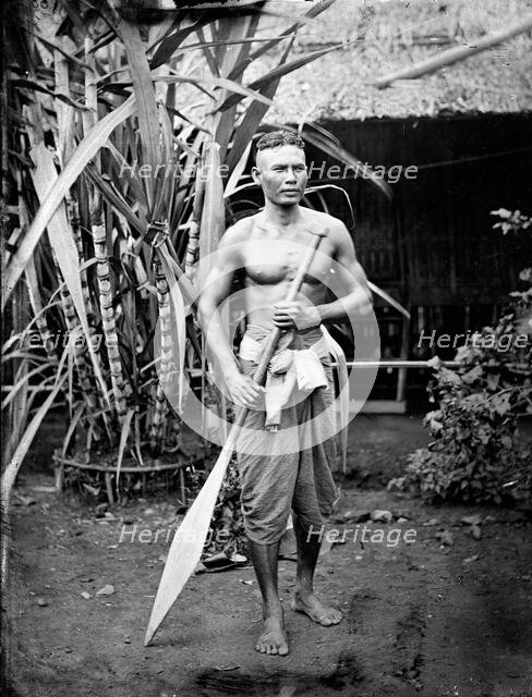 A Siamese boatman, 1865. Creator: John Thomson.