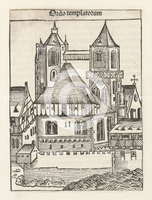 Ordo templatorum from Liber Chronicarum, 1493. Creator: Wolgemut, Michael (1434-1519).