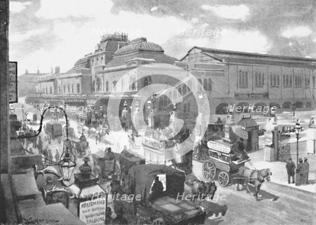 'Liverpool Street Station', 1891. Creator: William Luker.