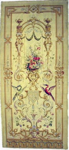 Hanging Portière or Panel for a Bed, France, 1775/1825. Creator: Unknown.