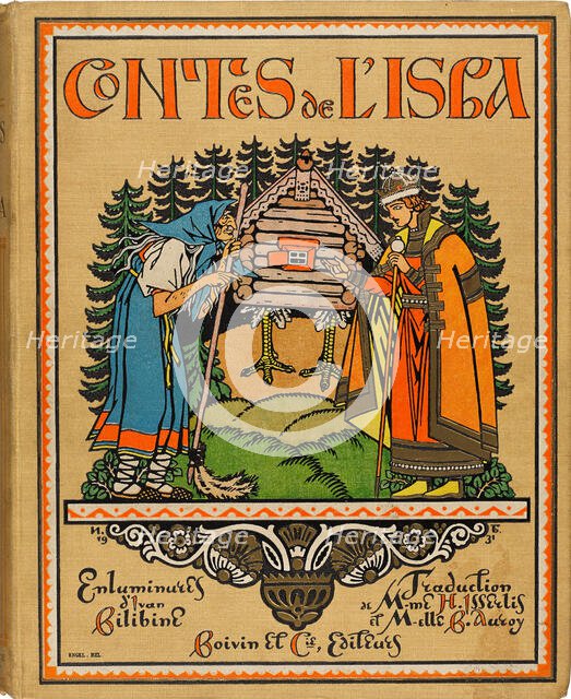 Cover of "Contes de l'Isba", 1931. Creator: Bilibin, Ivan Yakovlevich (1876-1942).