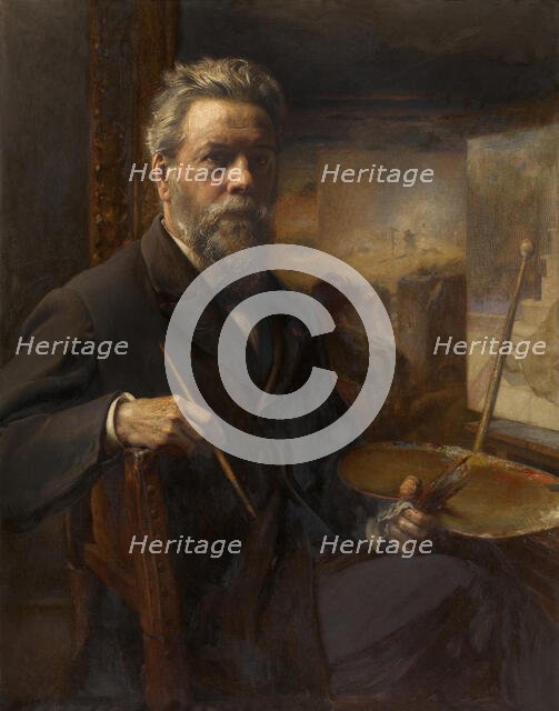 Self Portrait, 1904. Creator: Pierre Jean van der Ouderaa.