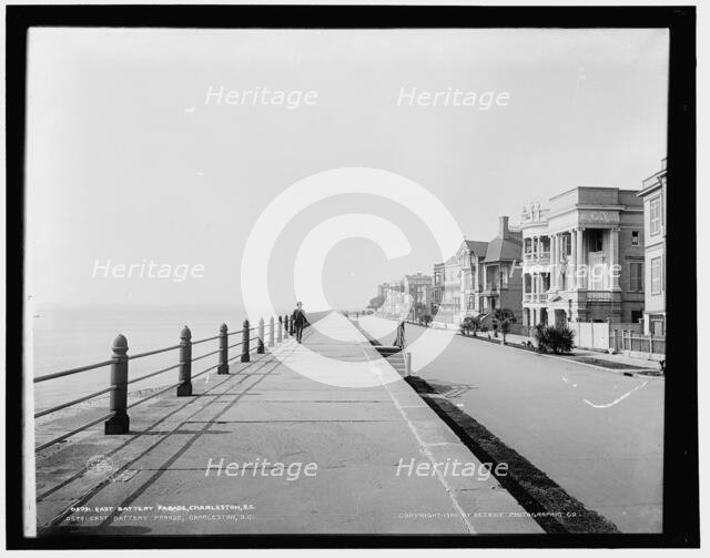 East Battery, Charleston, S.C., c1900. Creator: Unknown.