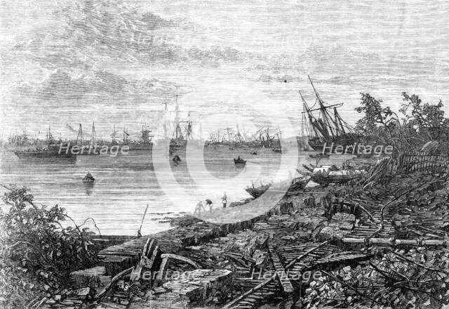 Effects of the cyclone at Calcutta, 1864. Creator: Unknown.