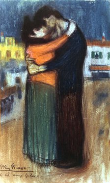 'Lovers in the Street', 1900. Artist: Pablo Picasso