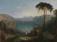 Lake Avernus: Aeneas and the Cumaean Sibyl, between 1814 and 1815. Creator: JMW Turner.