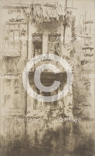 Balcony, Amsterdam, 1889. Creator: James Abbott McNeill Whistler.