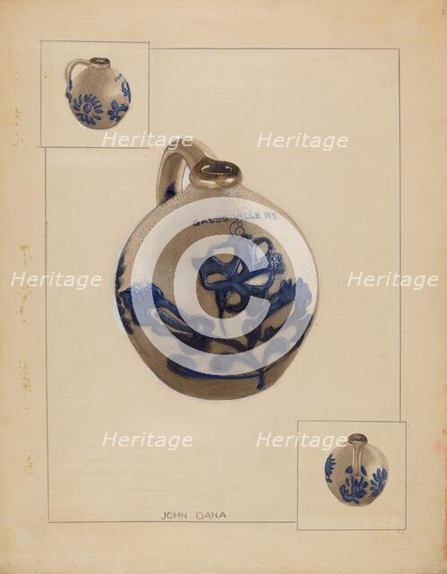 Jug, c. 1936. Creator: John Dana.