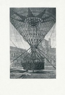 Panoramic Viewing Platform using a Hot Air Balloon, c. 1880. 