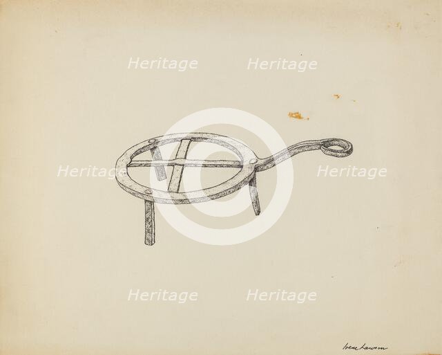 Trivet, c. 1939. Creator: Irene Lawson.