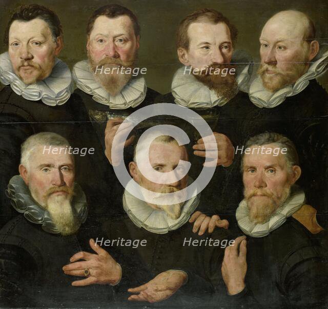 The Company of Captain Pieter Dircksz Hasselaer and Lieutenant Jan Gerritsz Hooft, Amsterdam, c.1595 Creator: Circle of Pieter Pietersz.