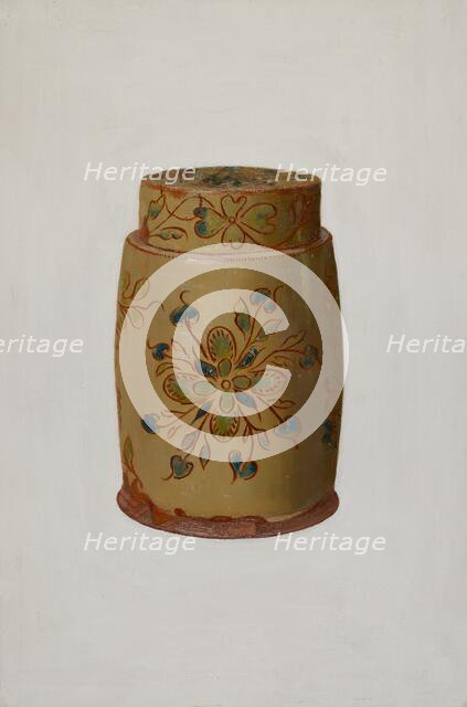 Pa. German Jar, c. 1936. Creator: Eugene Shellady.
