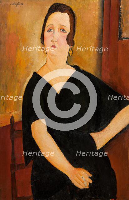 Madame Amédée (Woman with Cigarette), 1918. Creator: Amadeo Modigliani.