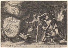 Jupiter and Io, 1589. Creator: Goltzius, Workshop of Hendrick, after Hendrick Gol.
