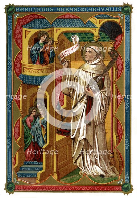 St Bernard, 1886. Artist: Unknown