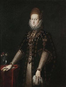 Portrait of Margherita Gonzaga (1564-1618), Duchess of Ferrara, Second half of the16th century. Creator: Ligozzi, Jacopo (1547-1627).