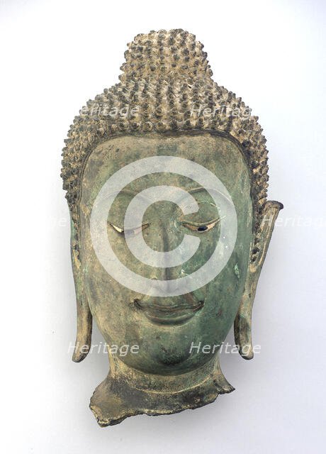 Head of a Buddha, Ayutthaya period, ca. 1700. Creator: Unknown.