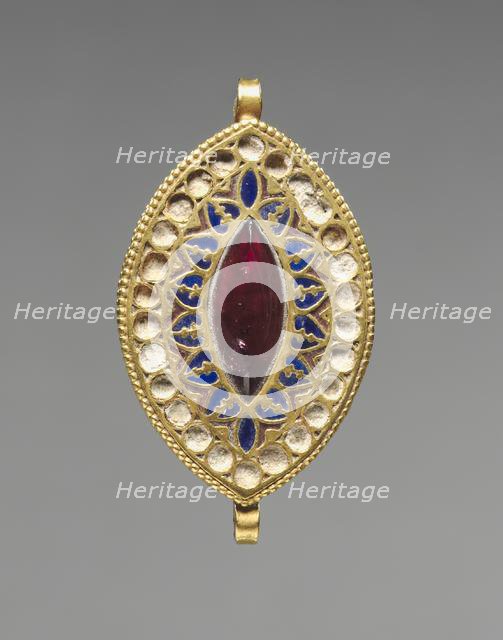 Almond-Shaped Pendant, 400-600. Creator: Unknown.