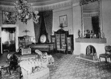 The Oval Sitting-room at the White House, Washington DC, USA, 1908. Artist: Unknown