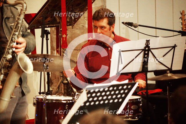 Dave Ingamells, Brandon Allen Turrentine Project, St Andrews Church, Hove, East Sussex, May 2023. Creator: Brian O'Connor.