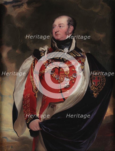 Portrait of Prince Frederick Augustus, Duke of York and Albany (1763-1827), 1821. Creator: Bone, Henry (1755-1834).