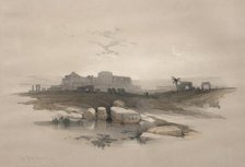 Eleutheropolis or the modern Beit-Jibrin, 1839. Creator: David Roberts (British, 1796-1864).